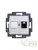 ABB  | Розетка информационная RJ45 Levit CAT.5e с заглушкой жемчуж.  2CHH295117A6068