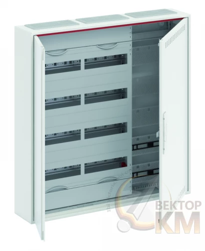 ABB  | Шкаф 120М навесной с медиапанелями IP30 800х800х160 с расстоянием между DIN-рейками 125мм и самозажимными клеммами N/PE и дверью с вент. отверстиями CA35VML  2CPX052216R9999