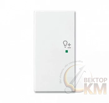 Клавиша двойная леваяSRD-2-L-94 free@home светорегулятор Basic 55 альп. бел. ABB 2CKA006220A0678