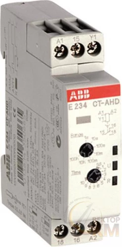 1SVR500110R0000 ABB | Реле времени CT-AHD 24-48В DC 24-240В AC (0.05с-100ч) 1ПК  