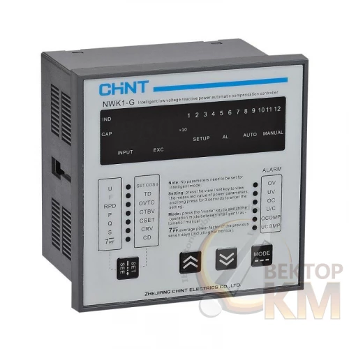 263782 CHINT | Регулятор реактивной мощности NWK1-12 12 контуров RS 485  