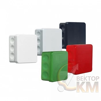 Коробка разветвительная 86х86мм IP65 красн. ABB 2TKA00001563