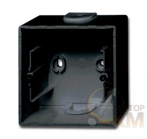 ABB  | Коробка для открытого монтажа 1 пост Basic 55 chateau-black  2CKA001799A0965
