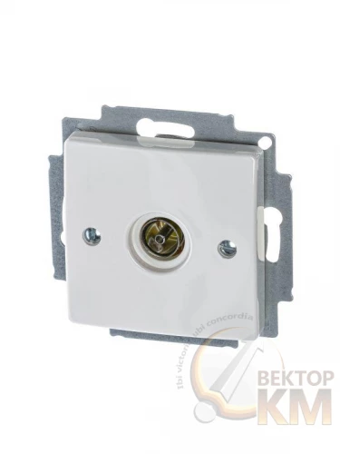 ABB  | Механизм розетки TV 1-м Basic альп. бел.  2CKA001724A4276