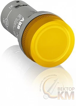 Лампа CL2-506Y со встроен. светодиодом 6.3В DC желт. ABB 1SFA619403R5063