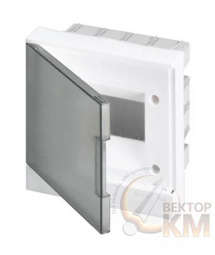 ABB  | Бокс в нишу Basic E 6М сер. прозр. дверь (с клемм)  1SZR004002A1202