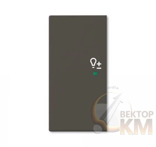 ABB  | Клавиша двойная леваяSRD-2-L-95 free@home светорегулятор Basic 55 chateau-черн.  2CKA006220A0695