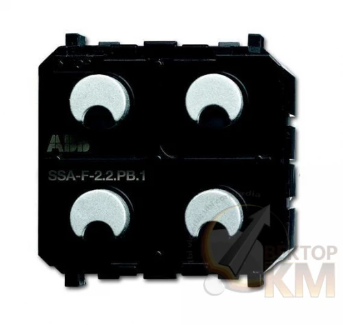 ABB  | Элемент управления 2-кл. SSA-F-2.1.PB.1 /релейный активатор 1-кан. free@home Zenit  2CKA006220A0233