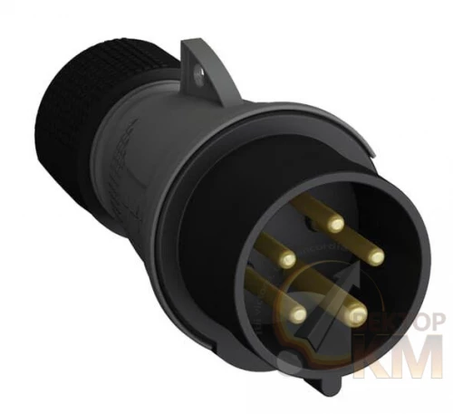 ABB  | Вилка кабельная Easy&Safe 432EP7 32А 3P+N+E IP44 7ч  2CMA101996R1000