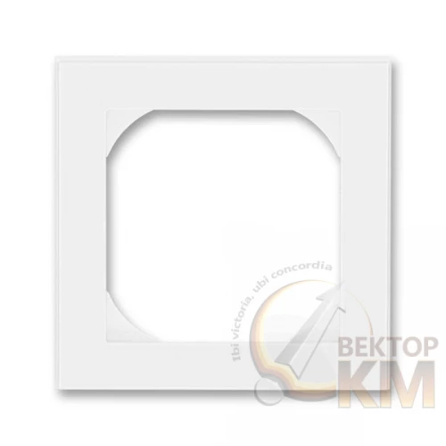 ABB  | Рамка Levit 1п 55х55 для механизмов BJE бел./бел.  2CHH015510A4003