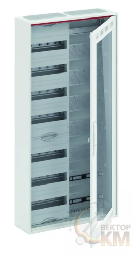 ABB  | Шкаф 84М навесной с медиапанелями IP30 1100х550х160 с расстоянием между DIN-рейками 125мм и самозажимными клеммами N/PE и Wi-Fi дверью с вент. отверстиями CA27VMW  2CPX052223R9999