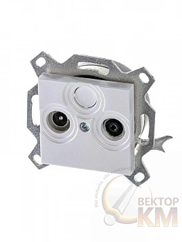 Розетка проходная TV-R Levit 7дБ жемчуж. ABB 2CHH083607A6068