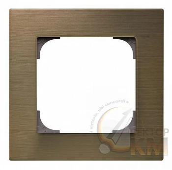 Рамка 1-постовая SKY античная латунь ABB 2CLA857100A1201