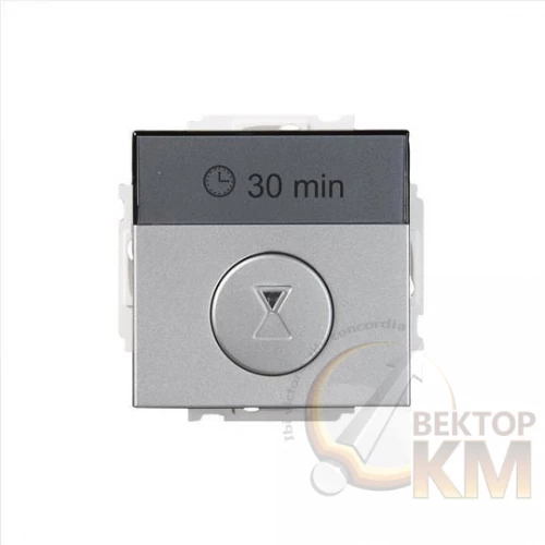 ABB  | Выключатель с таймером 16А 230В Impressivo алюм.  2TKA00000876