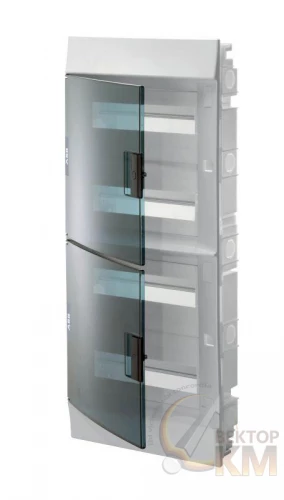 ABB  | Бокс СП Mistral41 48М зел. дверь 850град. (без клемм)  1SLM004100A1408