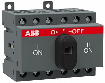 Рубильник реверсивный OT16F3C 16А (16А AC23) ABB 1SCA104816R1001