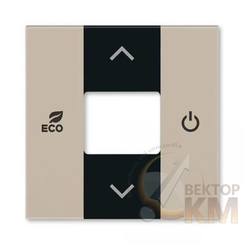 ABB  | Накладка Levit для комнатного терморегулятора free@home кофе макиато  2CHH623000A4018