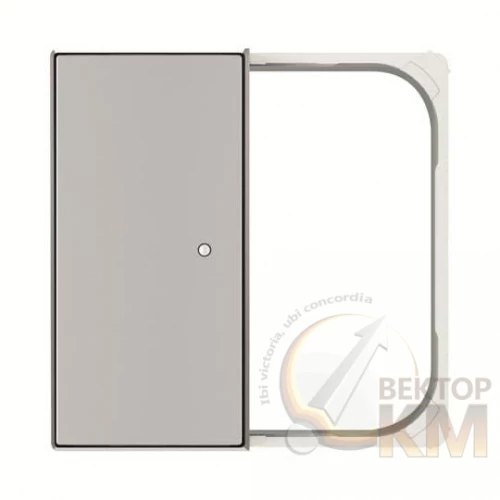 ABB  | Клавиша двойная SR-2-85PL free@home SKY серебр.  2CLA852640A1301