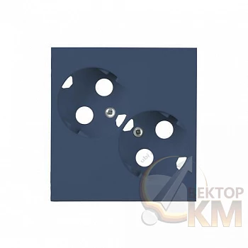 Накладка 2-м СП ProDuct 16А IP20 для розетки син. ABB 2TKA00001028