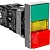 Кнопка двойная NP2-EW8465 1НО+1НЗ AC/DC 220/230В(LED) IP40 CHINT 574745