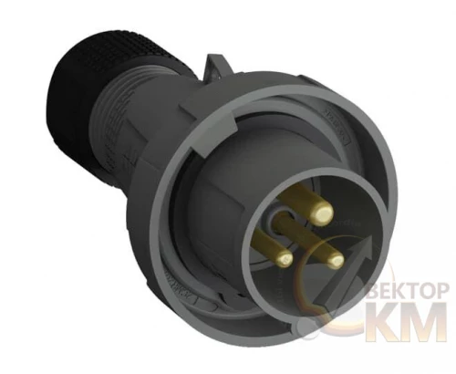 ABB  | Вилка кабельная Easy&Safe 216EP1W 16А 2P+E IP67 1ч  2CMA101069R1000