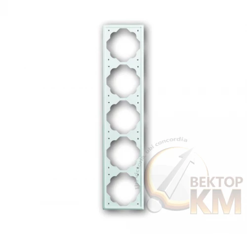 ABB  | Рамка 5-м Impuls альп. бел.  2CKA001754A2452