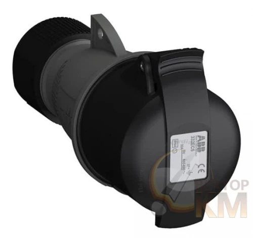 ABB  | Розетка кабельная 332EC5 Easy&Safe 332EC5 32А 3P+E IP44 5ч  2CMA102039R1000
