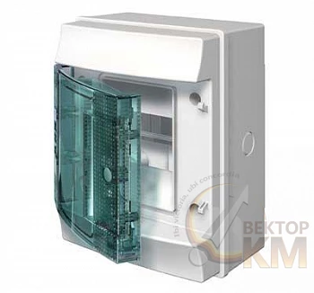 Бокс настенный Mistral65 4М прозр. дверь GWT 750град. ABB 1SL1210A00