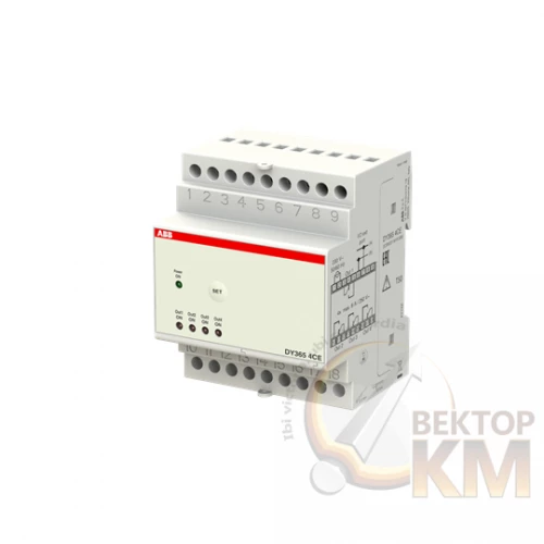ABB  | Модуль дополнительный на 4 канала для годов. реле времени DY3654CE  2CSM221181R1000