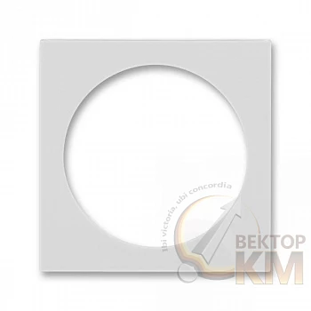 Панель сменная 1-м Levit с заземл. на розетку сер. ABB 2CHH190500B8016