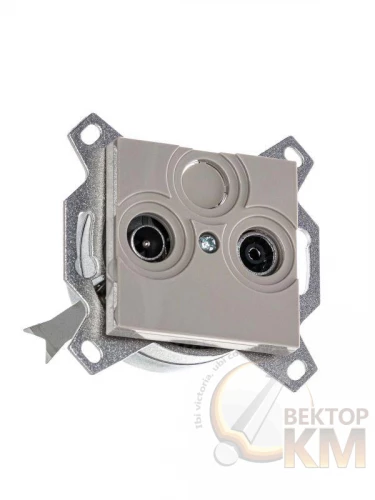 ABB  | Розетка TV-R Levit оконечная кофе макиато  2CHH083503A6018