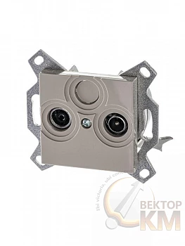Розетка TV-R Levit оконечная кофе макиато ABB 2CHH083503A6018