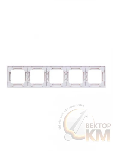 ABB  | Рамка Levit 5п бел./бел.  2CHH015050A6003