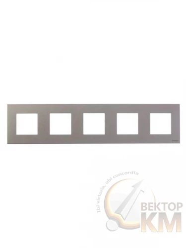 ABB  | Рамка 5-м 10мод. Zenit шампань  2CLA227500N1901