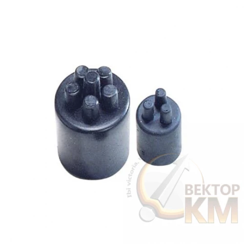 ABB  | Заглушка с отверстиями EK нейлон 6 d8мм EK03-08 черн. (уп.1000шт)  7TCA298010R0410