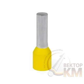 Наконечник кабельный FER6012P-SCD медь лужен./полипропилен втулка желт. 6кв.мм 12мм (уп.100шт) ABB 7TCA301140R0461