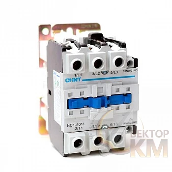 Контактор NC1-5011 50А 230В/АС3 1НО+1НЗ 50Гц (R) CHINT 222493
