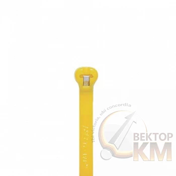 Стяжка кабельная блок зуб. TY244M-4 желт. (уп.1000шт) ABB 7TCG009000R0220