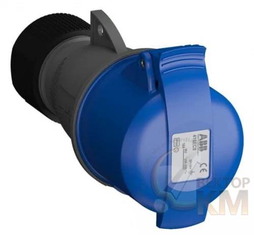 ABB  | Розетка кабельная 416EC9 Easy&Safe 416EC9 16А 3P+N+E IP44 9ч  2CMA102025R1000