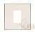 Накладка для механизма VDI 1-пост SKY бел. ABB 2CLA855500A1101