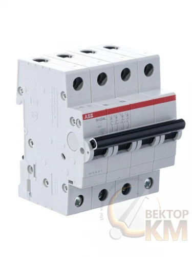 ABB  | Выключатель автоматический модульный 4п B 63А 4.5кА SH204L B63  2CDS244001R0635
