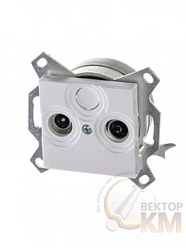 Розетка оконечная TV-R Levit жемчуж. ABB 2CHH083503A6068