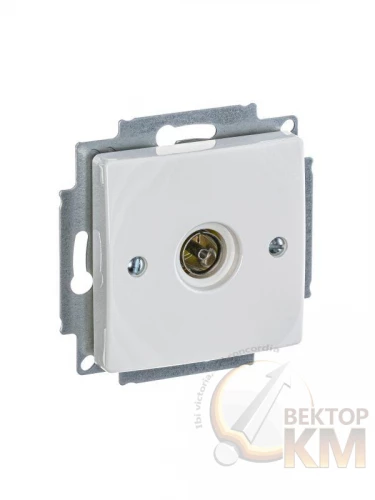 ABB  | Механизм розетки TV 1-м Basic альп. бел.  2CKA001724A4276