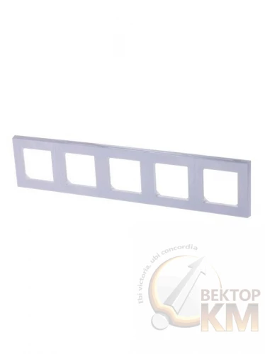 ABB  | Рамка Levit 5п бел./бел.  2CHH015050A6003