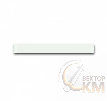 Планка верхняя priOn 6348-811-101-500 бел. глянцевое стекло ABB 2CKA006310A0178
