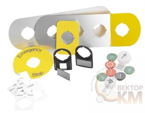 ABB  | Колпачок с текстом для кнопок с подсветкой и ламп KTC2-9006  1SFA616902R9006