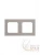 ABB  | Рамка Levit 2п кофе макиато/бел.  2CHH015020A6018