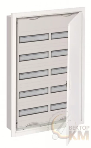 2CPX030105R9999 ABB | Щит распределительный в нишу U52 до 160А 2ряда/5реек (корпус, сальники, шины "земля" и  