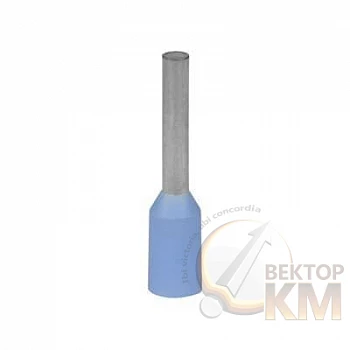 Наконечник кабельный FER0206P-G медь лужен./полипропилен втулка голубой 0.25кв.мм 6мм (уп.500шт) ABB 7TCA301140R0181