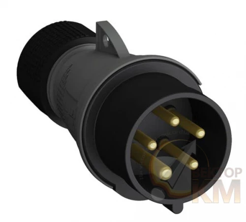 ABB  | Вилка кабельная Easy&Safe 416EP5 16А 3P+N+E IP44 5ч  2CMA101966R1000